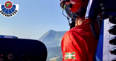 Los Servicios de Emergencias de Euskadi rescatan a un montañero en Arrasate